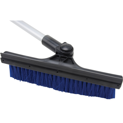 Brosse &agrave; neige t&eacute;lescopique, T&eacute;lescopique, lame Polypropyl&egrave;ne, 32-1/2" Longueur, Bleu Chandler Sales