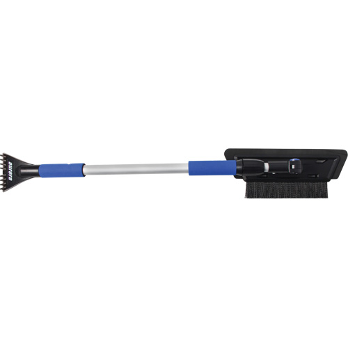 Snow Brush, Telescopic, EVA Foam Blade, 48" Long, Black/Blue Chandler Sales
