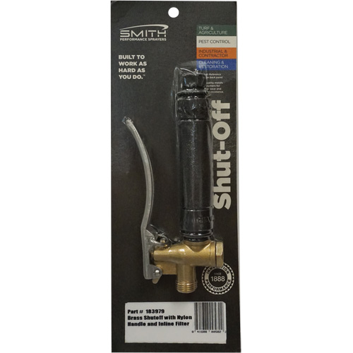 Brass Shut Off with Nylon Handle & In-Line Filter Chandler Sales