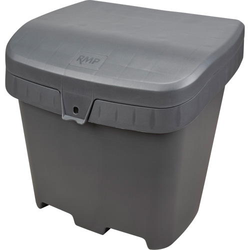 Salt & Sand Storage Bins, With Hasp, 21" x 27" x 26", 4.24 cu. ft., Grey Chandler Sales