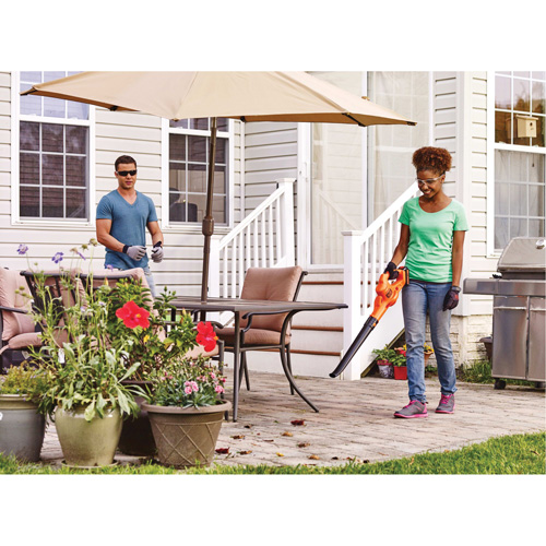 Trousse de balayeuse sans fil Max*, 20 V, Vitesse d'air 130 mi/h, &agrave; pile Chandler Sales