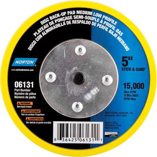 Back Up Pads For PSA & Hook And Loop Paper Discs Chandler Sales
