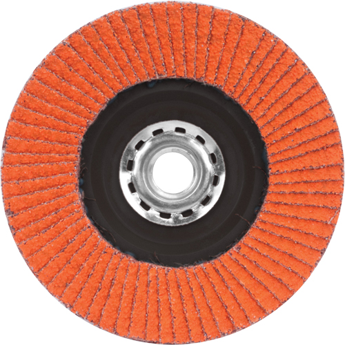 Flap Discs - Quick Trim SG Blaze R980P, 7" x 5/8"-11, Type 27, 40 Grit, Ceramic Chandler Sales