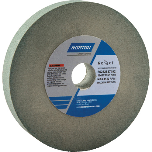 Bench Grinding Wheels - Gemini, 6" x 3/4", 1" Arbor Chandler Sales