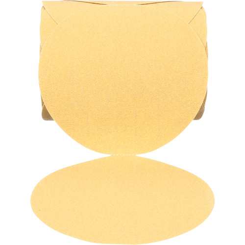 Disque abrasif dor&eacute; en rouleau 216U Stikit, 6" dia., Grain 80, Oxyde d'aluminium Chandler Sales