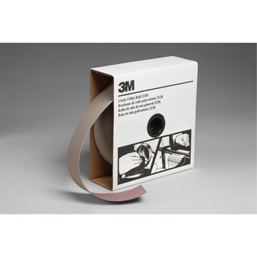Utility Roll 211K, Aluminum Oxide, 2" W x 150' L, 120 Grit Chandler Sales