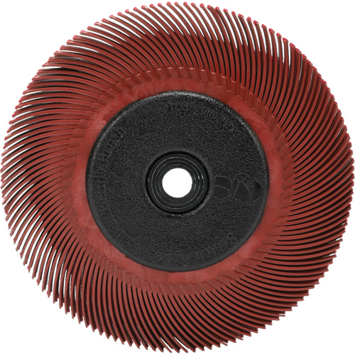 BROSSE RADIALE BRISTLE T-C,6",A/ADAPTATEUR 220, C&eacute;ramique, Grain 220, 6" dia. Chandler Sales