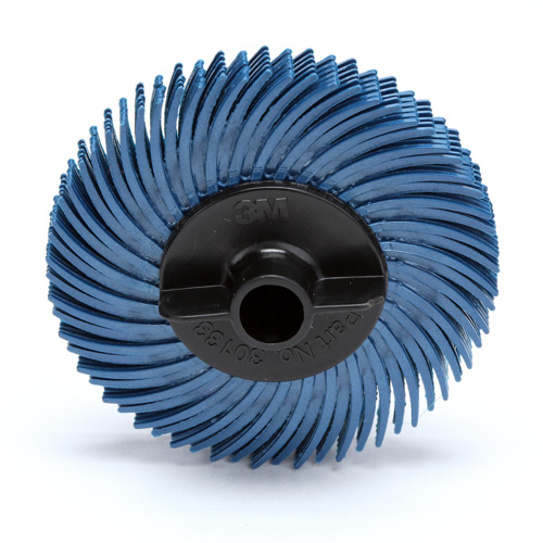 Scotch-Brite Radial Bristle Disc, Aluminum Oxide, 400 Grit, 2" Dia. Chandler Sales