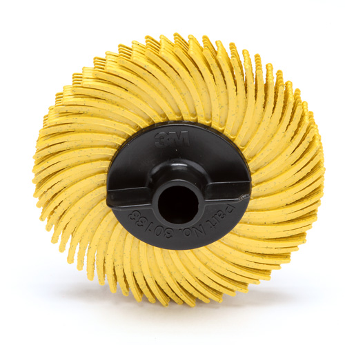 Scotch-Brite Radial Bristle Disc, Aluminum Oxide, 80 Grit, 2" Dia. Chandler Sales