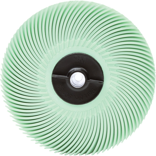 Scotch-Brite Radial Bristle Disc, Aluminum Oxide, 1 Micron Grit, 3" Dia. Chandler Sales