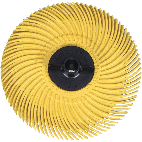 Scotch-Brite Radial Bristle Disc, Aluminum Oxide, 80 Grit, 3" Dia. Chandler Sales