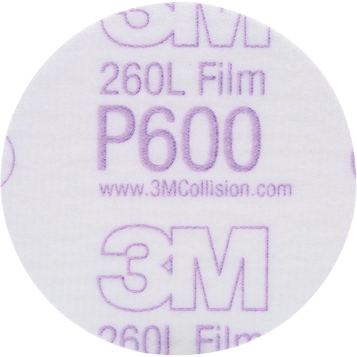 Gold Hookit Disc, 3" Dia., P600 Grit, Aluminum Oxide, C-Weight Chandler Sales