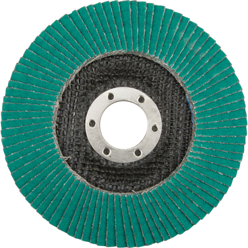 Flap Wheels - 577F Flap Discs, 4-1/2" x 7/8", Type 29, 80 Grit, Zirconium Chandler Sales