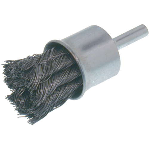 Brosses &eacute;conomiques &agrave; fils nou&eacute;s, 1" dia., dia. Des fils 0.012, Tige 1/4" Chandler Sales