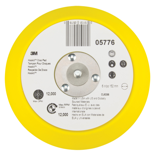 Patin pour disque Hookit, dia 6" Chandler Sales