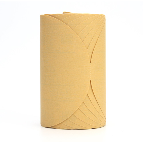 Stikit 216U Gold Paper Disc Roll, 6" Dia., P320 Grit, Aluminum Oxide Chandler Sales