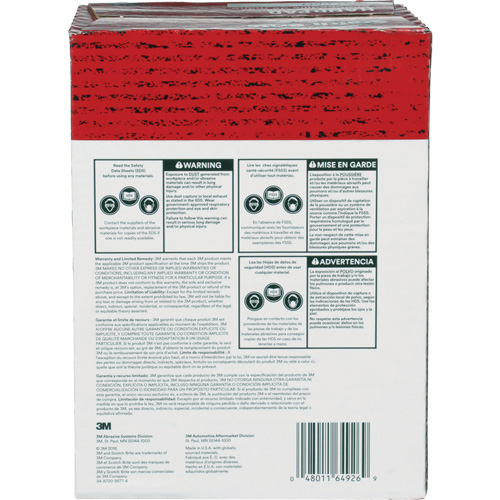 Scotch-Brite 7447 Hand Pads, Aluminum Oxide, 9" x 6", Very Fine Grit Chandler Sales