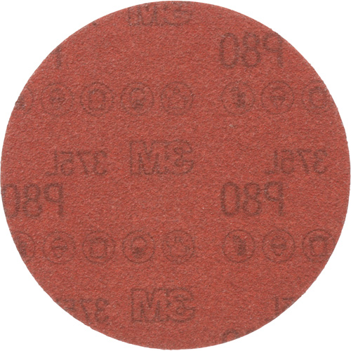 3M 375L Sanding Disc - 5", 5" Dia., P80 Grit, Aluminum Oxide Chandler Sales