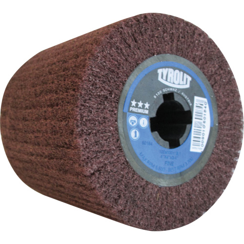 Pro-Line Surface Conditioning Drum, 4" Dia. x 4" W, 3/4" Arbor, Fine Grit, Aluminum Oxide Chandler Sales