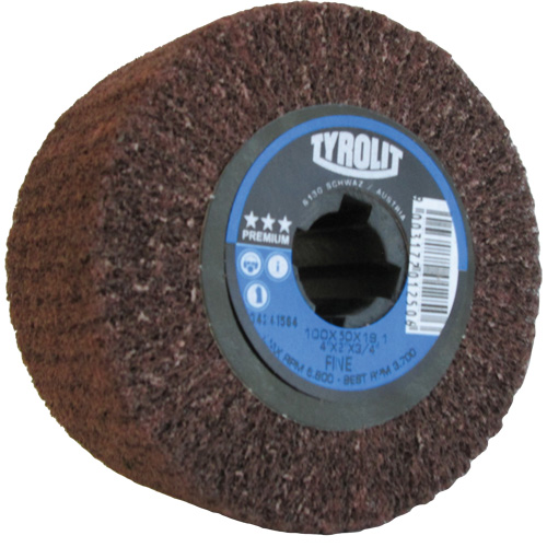 Pro-Line Surface Conditioning Drum, 4" Dia. x 2" W, 3/4" Arbor, Fine Grit, Aluminum Oxide Chandler Sales