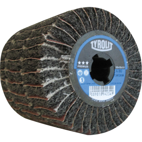 Pro-Line Surface Conditioning Drum, 4" Dia. x 4" W, 3/4" Arbor, 80 Grit, Aluminum Oxide Chandler Sales