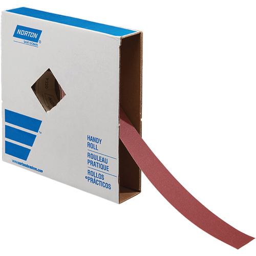 Metal Sanding Roll, Aluminum Oxide, 2" W x 150' L, 60 Grit Chandler Sales