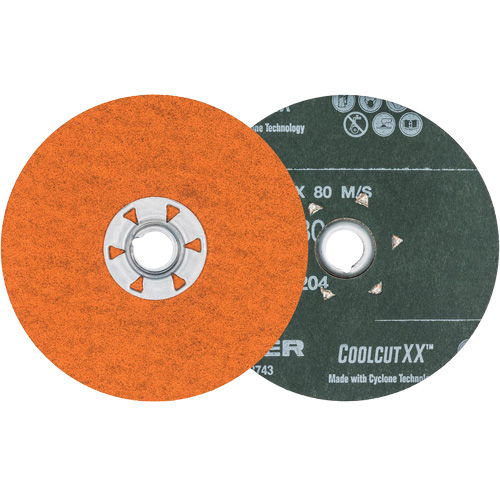 Disque de sablage Coolcut XX, 4-1/2" dia., Grain 80, C&eacute;ramique Chandler Sales