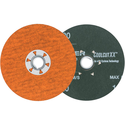 Coolcut XX Sanding Disc, 4-1/2" Dia., 120 Grit, Ceramic Chandler Sales