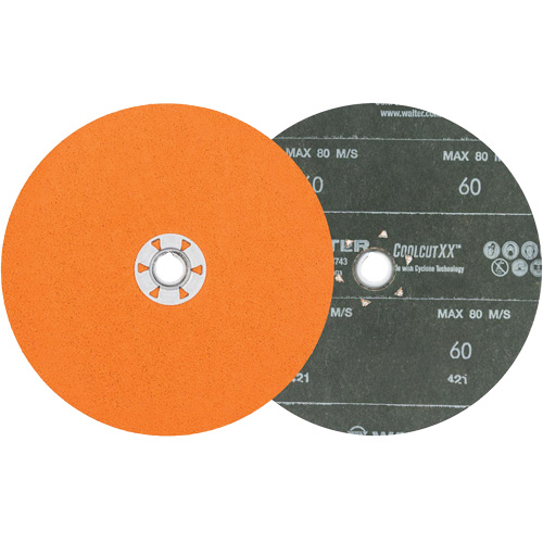 Disque de sablage Coolcut XX, 7" dia., Grain 60, C&eacute;ramique Chandler Sales