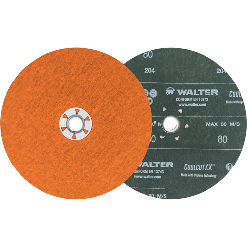 Disque de sablage Coolcut XX, 7" dia., Grain 80, C&eacute;ramique Chandler Sales