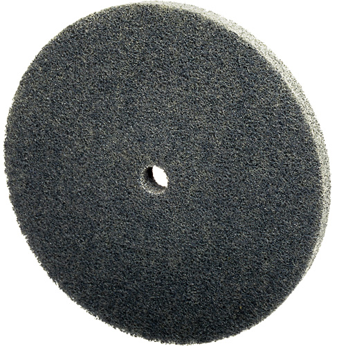 Meule unitaris&eacute;e EXL Scotch-Brite, 3" x 1/4", Arbre de 1/4", Grain de Fin, Carbure de silicium Chandler Sales
