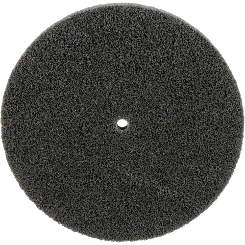 Meule unitaris&eacute;e EXL Scotch-Brite, 5" x 1/2", Arbre de 1/4", Grain de Fin, Carbure de silicium Chandler Sales