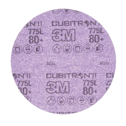 Cubitron II Stikit Film Disc Roll, 6" Dia., 80+ Grit, Ceramic Chandler Sales