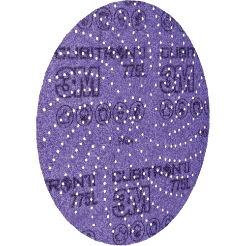 Disque abrasif 775L Cubitron II Hookit, dia 5", Grain 80+, C&eacute;ramique, Poids F Chandler Sales