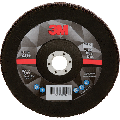 Disque &agrave; lamelles &agrave; changement rapide 769F, 7" x 7/8", Type 29, Grain 120+, Oxyde d'aluminium/C&eacute;ramique Chandler Sales