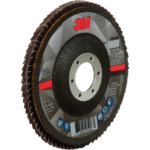 769F Quick Change Flap Disc, 4-1/2" x 7/8", Type 29, 80+ Grit, Ceramic Chandler Sales
