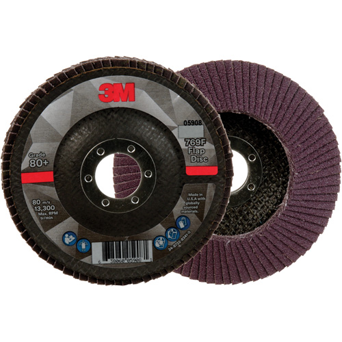 769F Quick Change Flap Disc, 4-1/2" x 7/8", Type 29, 80+ Grit, Ceramic Chandler Sales
