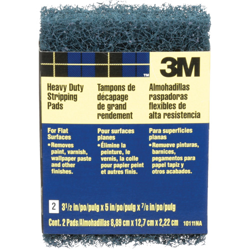 Heavy-Duty Stripping Pads, Aluminum Oxide, 3-1/2" x 5", Coarse Grit Chandler Sales