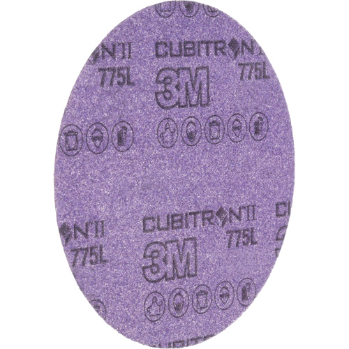 Cubitron II Hookit 775L Series Film Disc, 6" Dia., 240+ Grit, Ceramic, 3 mils Chandler Sales