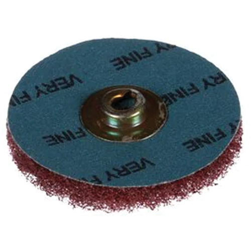 Disque HS de polissage et de brossage &agrave; changement rapide Standard Abrasives, 2" dia., Grain Tr&egrave;s fin, Oxyde d'aluminium Chandler Sales