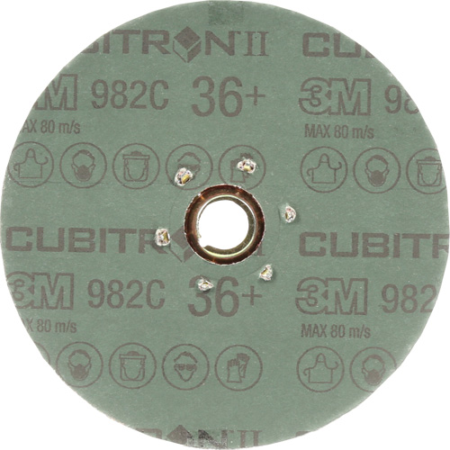 Disque en fibre 982C Cubitron II, C&eacute;ramique, 36+, 5" Dia Chandler Sales