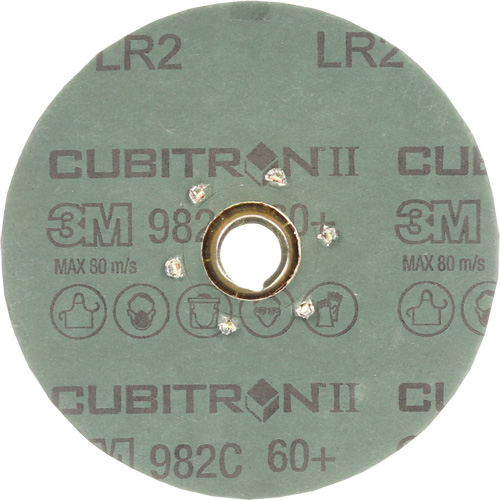 Disque en fibre 982C Cubitron II, C&eacute;ramique, 60+, 4-1/2" Dia Chandler Sales