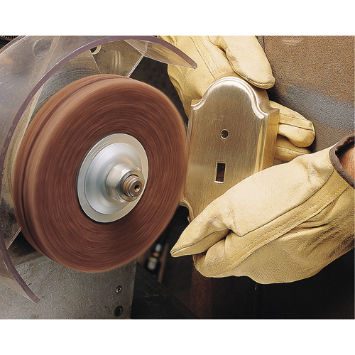 Disques robustes Scotch-Brite (oxyde d'aluminium), 6" dia., Grain Tr&egrave;s fin, Oxyde d'aluminium Chandler Sales