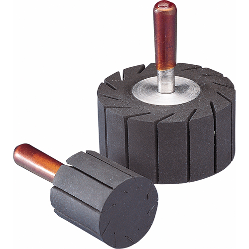 ACCESSOIRES POUR BANDES SPIRALES-MEULES &agrave; EXTENSION DIAM&eacute;TRALE FENDUE EN CAOUTCHOUC Chandler Sales