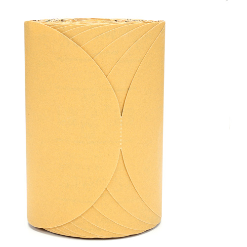 Stikit Gold Paper 216U Disc Roll, Aluminum Oxide, 6" W x 87' L, P180 Grit Chandler Sales