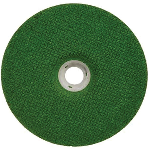 Green Corps Depressed Centre Wheel, 7" x 1/8", 7/8" Arbor, Ceramic, Type 27 Chandler Sales