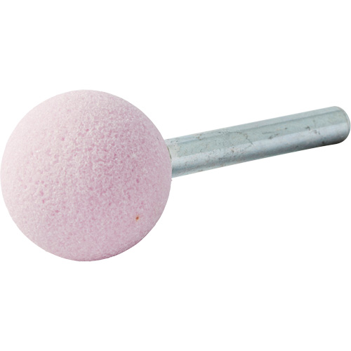 Meule mont&eacute;e vitrifi&eacute;e, A25, Oxyde d'aluminium, 1" dia., 1" lo, 80 Grain Chandler Sales