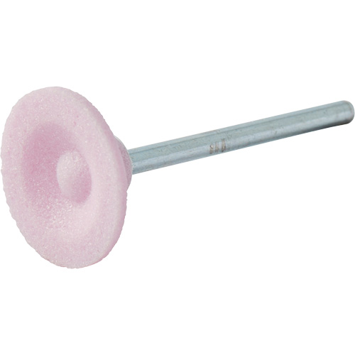 Meule mont&eacute;e vitrifi&eacute;e, B81, Oxyde d'aluminium, 3/4" dia., 3/16" lo, 80 Grain Chandler Sales