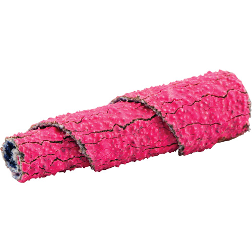 R928 Tapered Spiral Roll, 60 Grit, 3/8" Dia., Ceramic Alumina, 1-1/2" L, 1/8" Arbor Chandler Sales