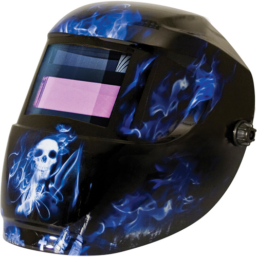 Carrera ArcOne&reg; Hood, 2" L x 3" W View Area, 9 - 13 Shade Range, Blue Chandler Sales